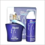 ادو پرفیوم زنانه لنکوم مدل Blue Lady حجم 40 میلی متر به همراه اسپری مدل Blue Lady حجم 50 میلی متر