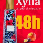 یست بدن و مو زنانه Xylia مدل Maroon Flower با رایحه هلو 250 میل