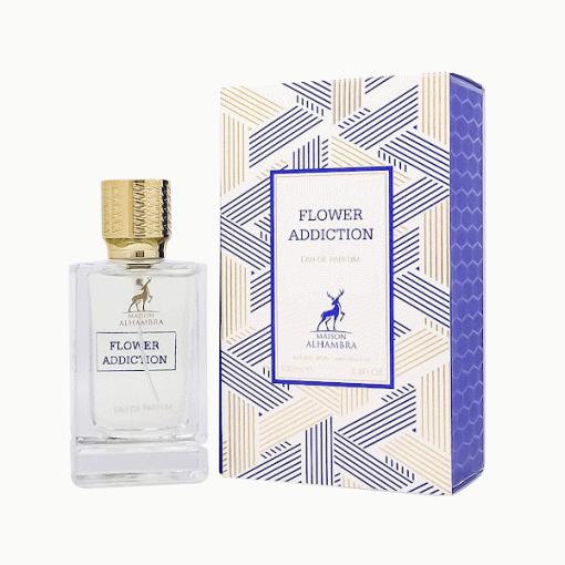 ادکلن الحمبرا مدل ادیکشن فلاور رایحه فلور نارکوتیک