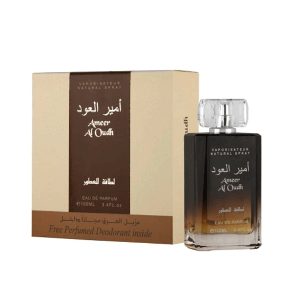 ادکلن لطافه للعطور مدل امیر العود حجم 100 میلی لیتر