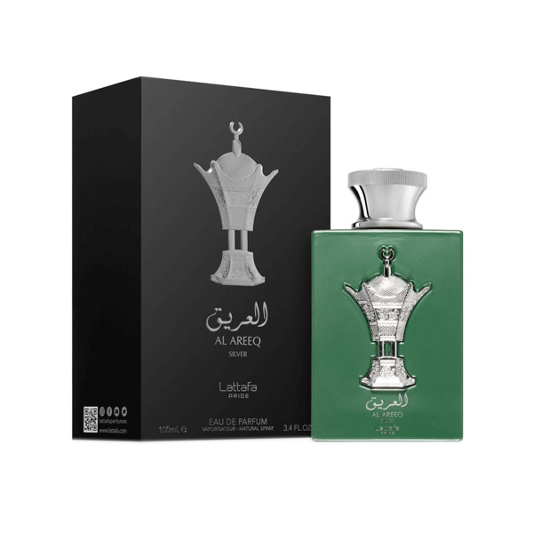 ادکلن لطافه پراید مدل العریق سیلور حجم 100 میلی لیتر