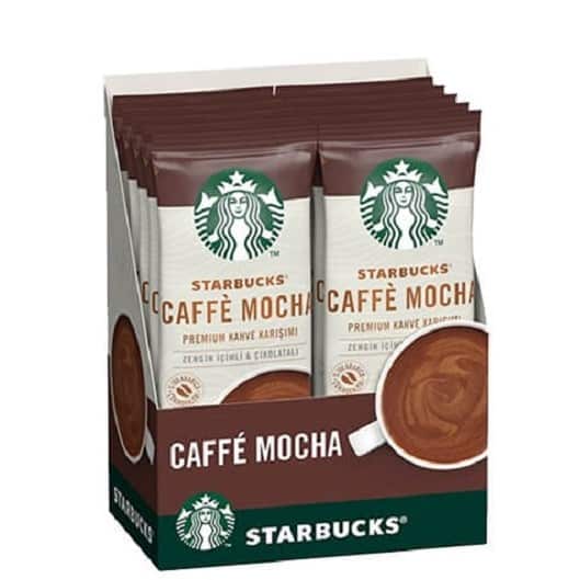 قهوه فوری کافه موکا استارباکس 10 عددی STARBUCKS CAFFE MOCHA &